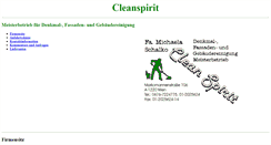 Desktop Screenshot of cleanspirit.at